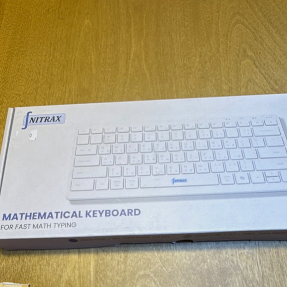 Nitrox Other - Sintrax Mathematical Keyboard Wireless Bluetooth USB White QWERTY English